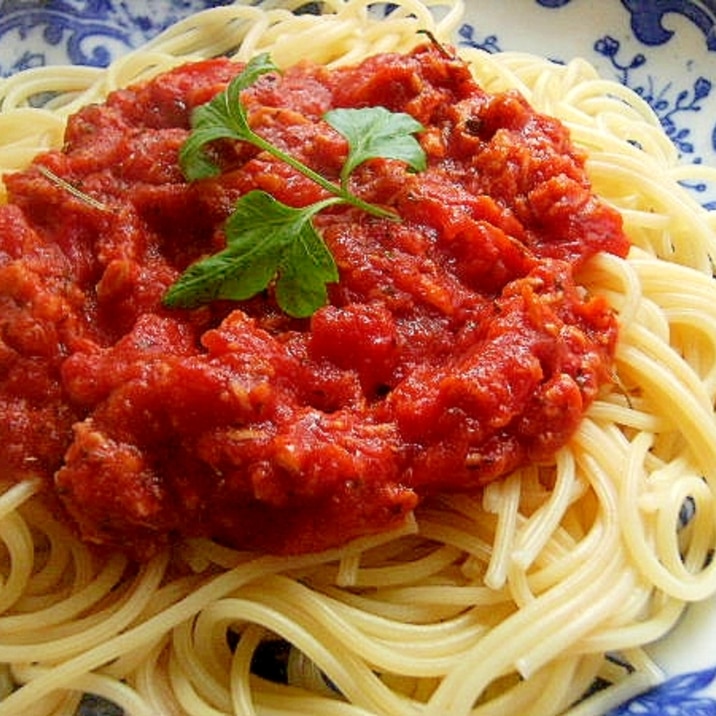 トマト缶で ツナのパスタ バジル パセリ他 レシピ 作り方 By ジョン リーバス 楽天レシピ トマト缶で ツナのパスタ バジル パセリ他 レシピ 作り方 By ジョン リーバス 楽天レシピ